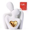 Statuette Romantique Couple en Porcelaine Statuette Romantique Couple en Porcelaine