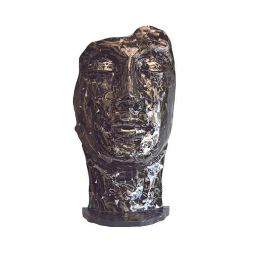 Statue Visage Métal Mosaïque 108 cm Statue Visage Métal Mosaïque 108 cm