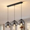 Suspension Luminaire en Verre Vintage 3 Lampes
