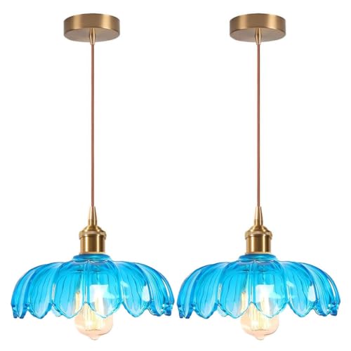 Suspension Luminaire Fleurs Vintage Bleu Suspension Luminaire Fleurs Vintage Bleu