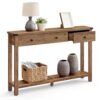 Table Console VASAGLE LIRY avec Tiroirs Table Console VASAGLE LIRY avec Tiroirs