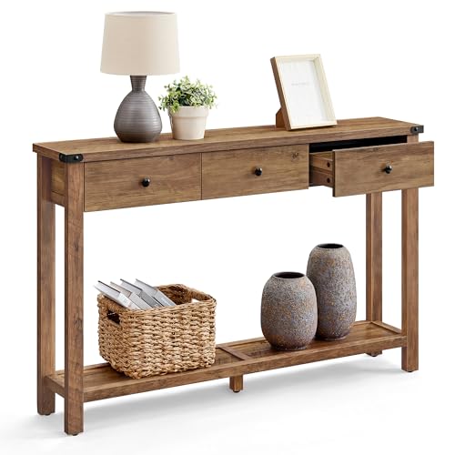 Table Console VASAGLE LIRY avec Tiroirs Table Console VASAGLE LIRY avec Tiroirs