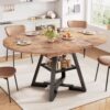 Table à Manger Extensible Jocoevol 145cm Table à Manger Extensible Jocoevol 145cm
