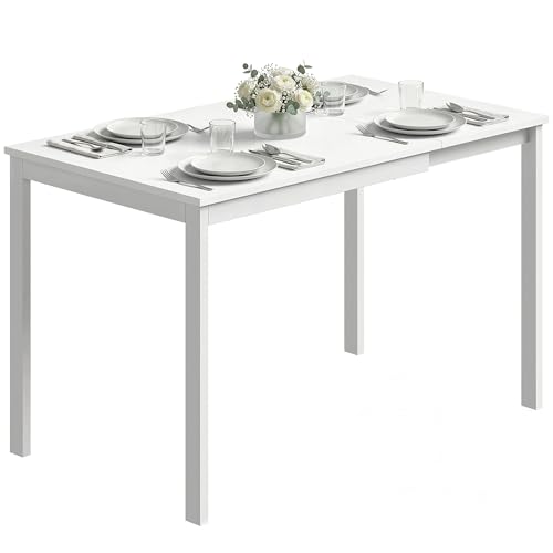 Table à Manger Extensible Élégante pour 6 Pers.