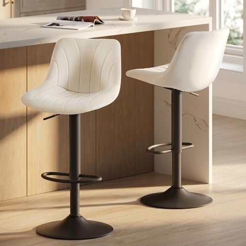 Tabourets de Bar Réglables avec Dossier Tabourets de Bar Réglables avec Dossier