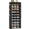 Étagère à Chaussures 11 Niveaux Noir