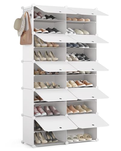 Étagère à chaussures modulable 10 compartiments