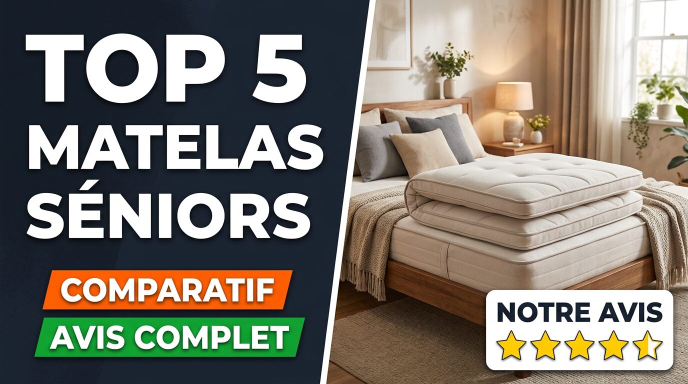 Top 5 matelas séniors 140x190 Comparatif des 5 meilleurs matelas pour séniors au format 140x190 cm