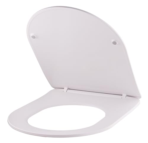 Abattant WC clipsable blanc design moderne
