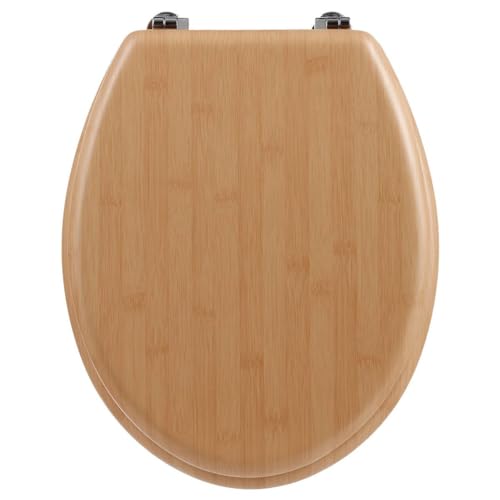 Abattant WC Effet Bambou en Bois Abattant WC Effet Bambou en Bois