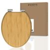 Abattant WC en Bambou Massif Durable Abattant WC en Bambou Massif Durable
