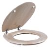 Abattant WC en Bois MDF Effet Chêne Abattant WC en Bois MDF Effet Chêne