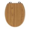 Abattant WC Strata Chêne Métal 37 x 47 cm Abattant WC Strata Chêne Métal 37 x 47 cm
