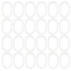 Anneaux Rideau de Douche Aeuezxx 24PCS