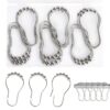 Anneaux Rideaux de Douche 20 Pièces Anneaux Rideaux de Douche 20 Pièces