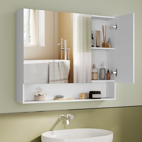 Armoire de Salle de Bain avec Miroir Armoire de Salle de Bain avec Miroir