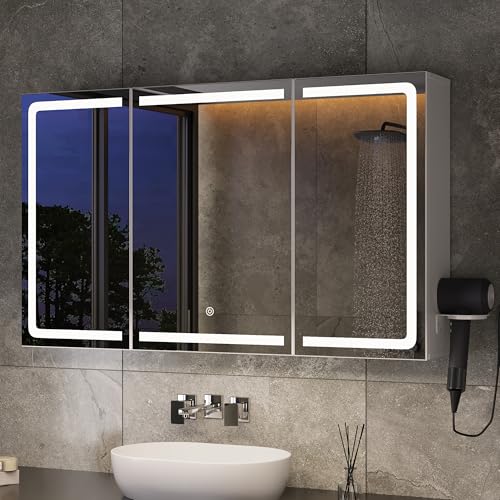 Armoire de Salle de Bain LED 100 cm Armoire de Salle de Bain LED 100 cm