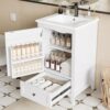 Armoire de salle de bain moderne avec lavabo