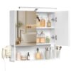 Armoire Murale avec Miroir et LED Armoire Murale avec Miroir et LED