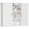 Armoire Murale de Salle de Bain Blanche
