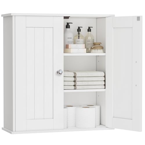 Armoire Murale de Salle de Bain Blanche Armoire Murale de Salle de Bain Blanche