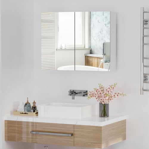 Armoire Murale Salle de Bain avec Miroir