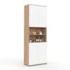 Armoire Salle de Bain TOMI Hêtre et Blanc Armoire Salle de Bain TOMI Hêtre et Blanc