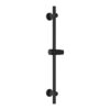 Barre de Douche Noir en Acier Inoxydable 70cm Barre de Douche Noir en Acier Inoxydable 70cm