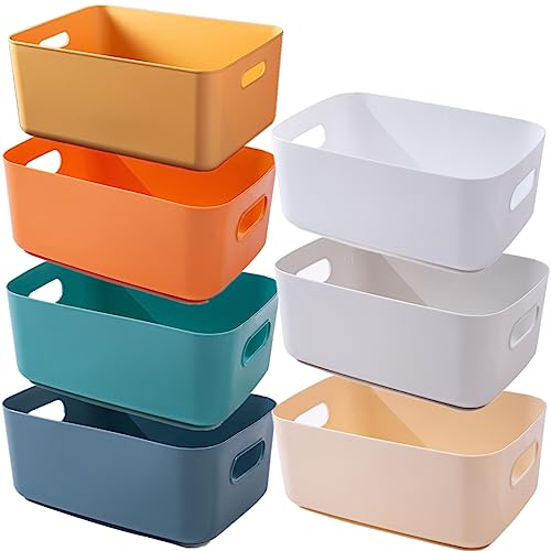 Boîte de rangement colorée en plastique