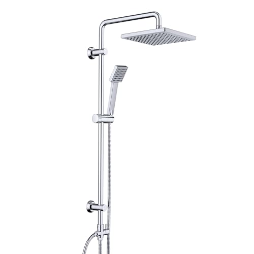 Colonne de Douche Inox avec Douchette Réglable