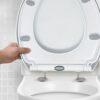 CUQOO Abattant WC Frein de Chute Blanc CUQOO Abattant WC Frein de Chute Blanc