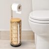 Distributeur de Papier Toilette Autonome avec Étagère Distributeur de Papier Toilette Autonome avec Étagère