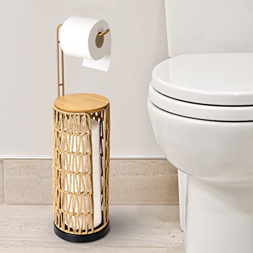 Distributeur de Papier Toilette Autonome avec Étagère