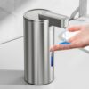 Distributeur de savon automatique en acier inoxydable