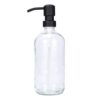 Distributeur de Savon en Verre Transparent