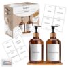 Distributeurs de Savon en Bambou - 2 pièces