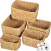 Ensemble de 5 Paniers de Rangement Tissés