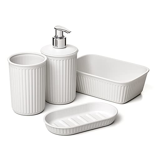 Ensemble de Salle de Bain Tatay 4 Pièces Ensemble de Salle de Bain Tatay 4 Pièces