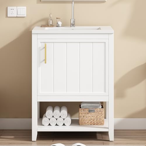 Lavabo moderne avec meuble sous-vasque Lavabo moderne avec meuble sous-vasque