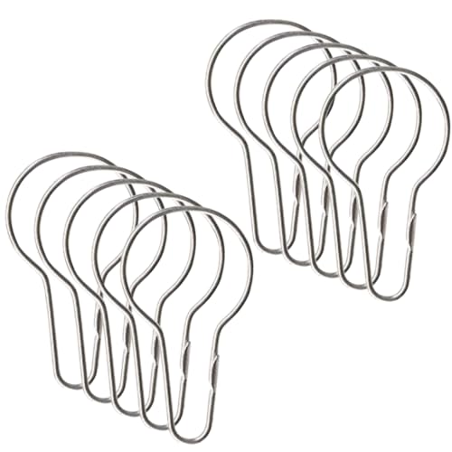 Lot de 10 Anneaux de Douche Métal Lot de 10 Anneaux de Douche Métal