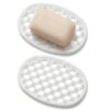 Lot de 2 porte-savon en silicone antidérapant