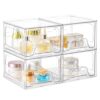 Lot de 4 Organisateurs de Maquillage Transparents Lot de 4 Organisateurs de Maquillage Transparents