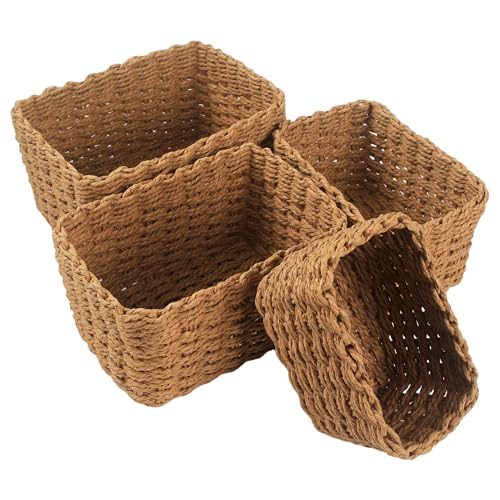Lot de 5 Paniers de Rangement Tressés