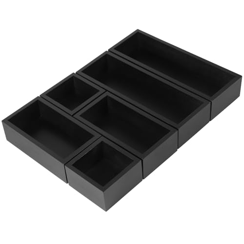 Lot de 6 Organisateurs en Bambou Lot de 6 Organisateurs en Bambou