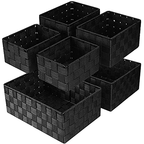 Lot de 6 Paniers de Rangement Polyvalents