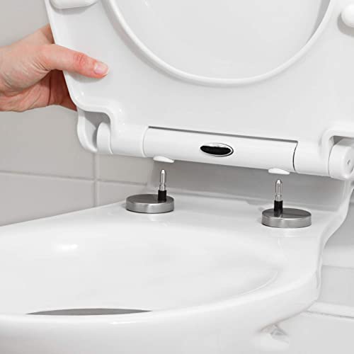 Lunette WC Clipsable Blanche avec Fermeture Douce