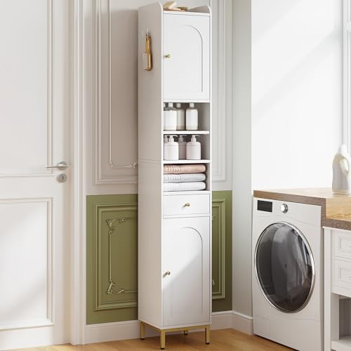Meuble Colonne de Salle de Bain Blanc
