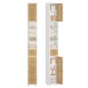 Meuble Colonne Salle de Bain en Bambou