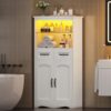 Meuble de Salle de Bain avec Éclairage LED Meuble de Salle de Bain avec Éclairage LED