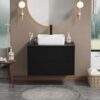 Meuble de Salle de Bain Suspendu 80cm